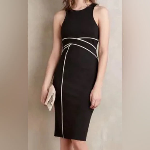 Anthropologie Maeve Cavatina Sheath Dress 2 - Picture 1 of 6